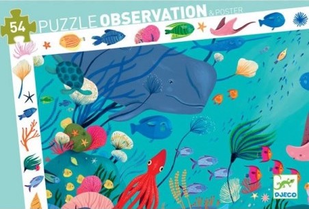 Puzzle d'observation Aquatique Djeco